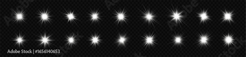 Shine shiny glow light white star burst flare bright transparent effect ray radiance sparkle illumination overlay graphic