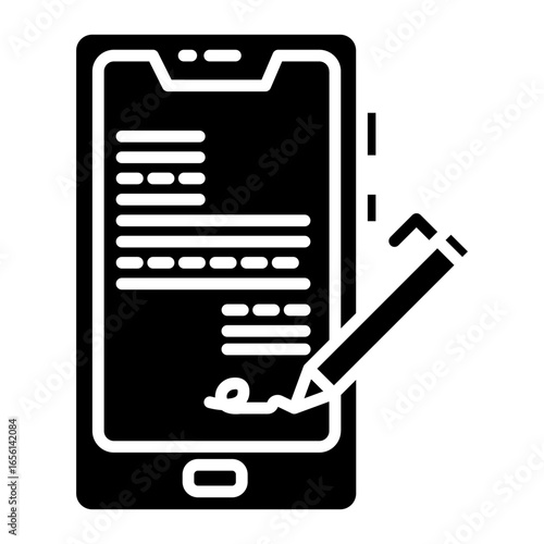 Digital Signature Icon