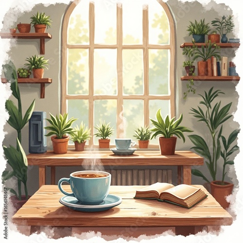 window with flowers