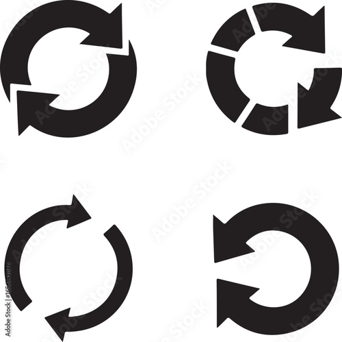 Recycle Bin Vector Symbol Set