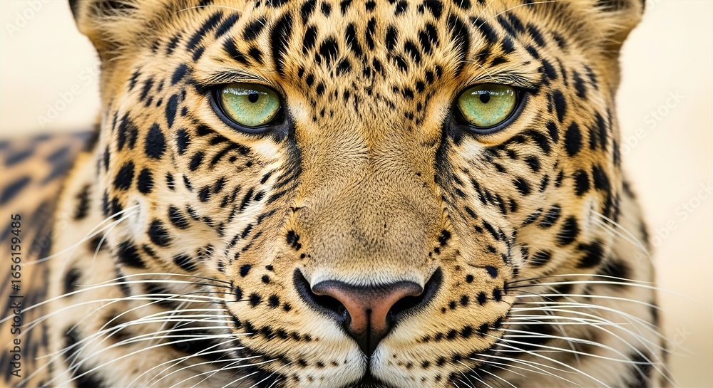 Obraz premium Leopard’s Hypnotic Gaze