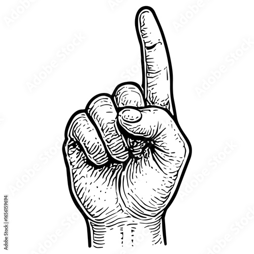 Pointing Up