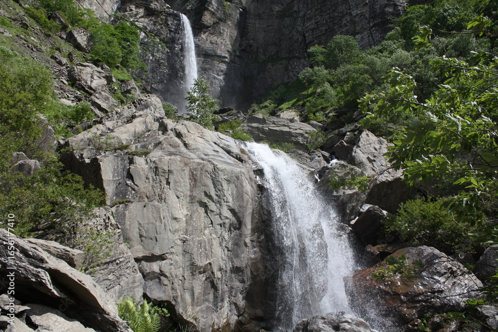 Obraz premium waterfall in the forest