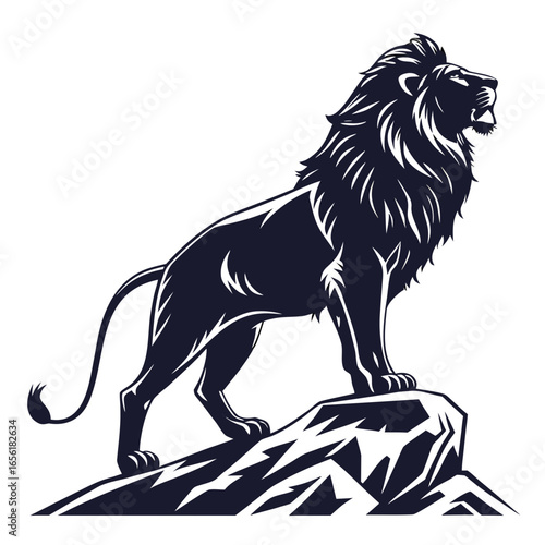 lion vinyl ready vector