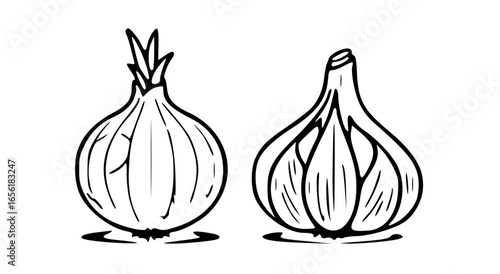 Onion and Garlic