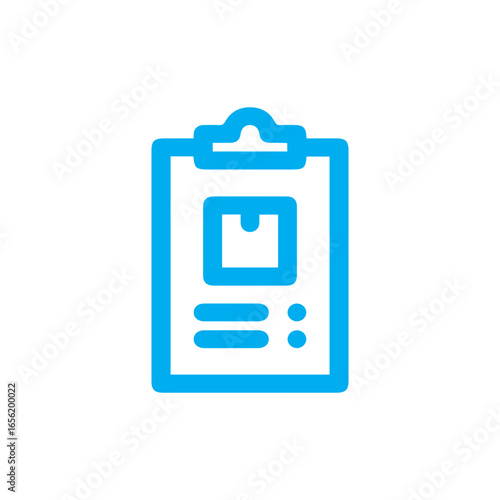 Clipboard with Box Icon