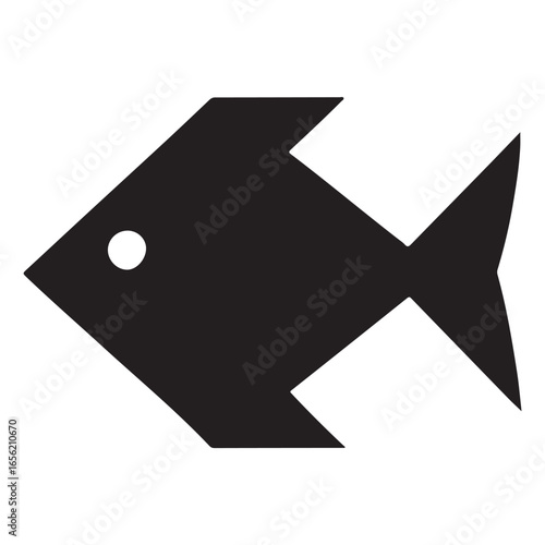  Fish Icon Abstract vector illustration