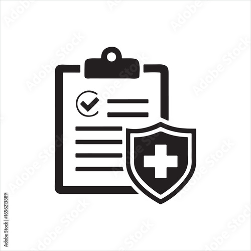 Medical Insurance Document Icon