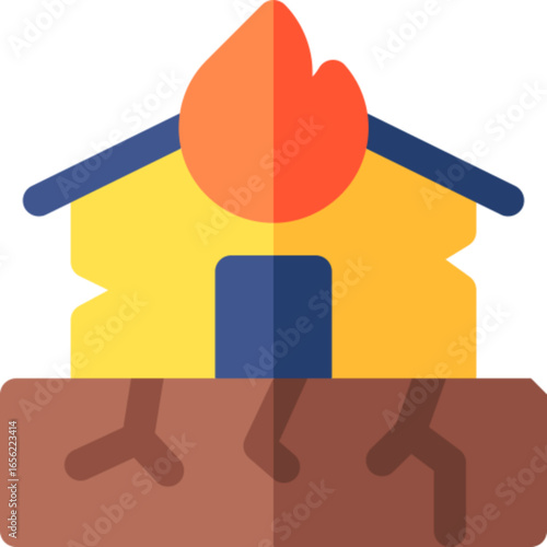 Earthquake Waves Icon