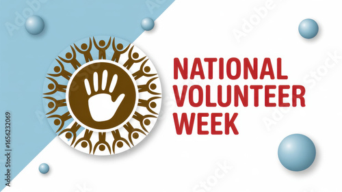 Celebrating national volunteer week with a symbol of community and helping hands