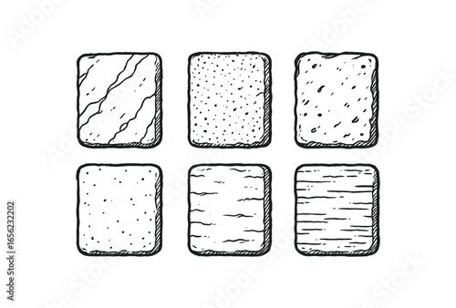hand drawn cute doodle ink line art style line monochrome monochrome isolated on white background carved stone tablet (materials): marble granite basalt limestone slate sandstone