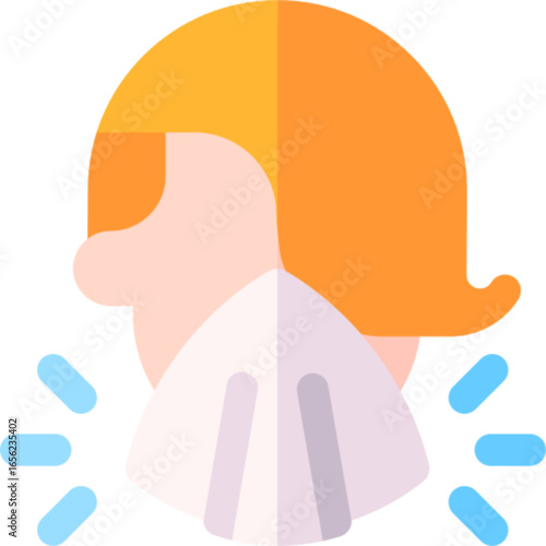 Sneezing Allergy Icon