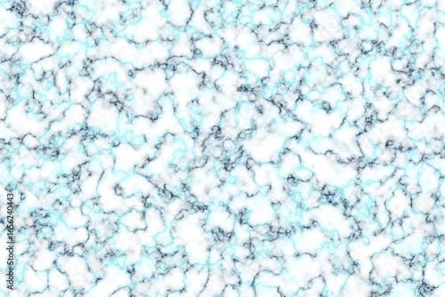 Blue abstract water background with bubbles and icy texture