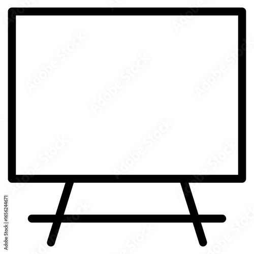 White board icon vector illustration