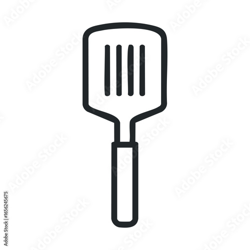 Kitchen utensil designed for flipping food during cooking tasks