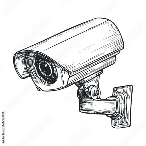 Security camera design for monitoring in residential areas