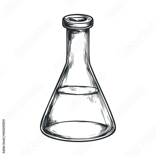 Laboratory flask design for science and education projects