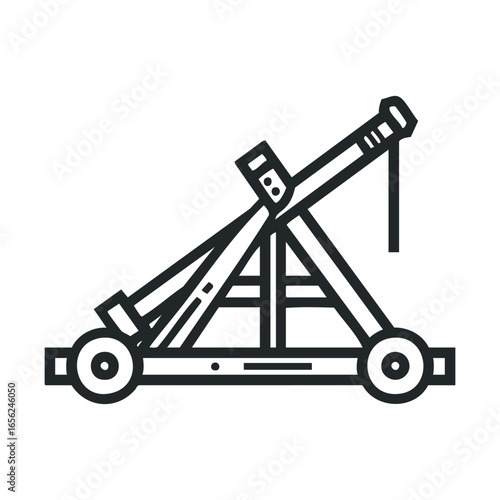Catapult design for educational projects and creative displays