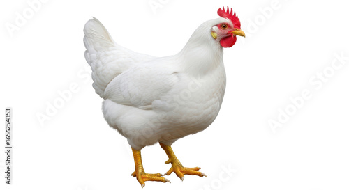 Isolated Hen