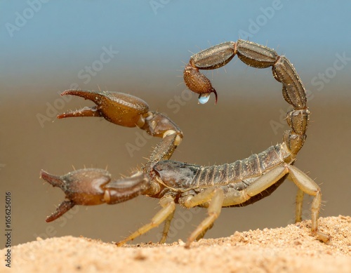 Plakat Scorpion Stinger Macro