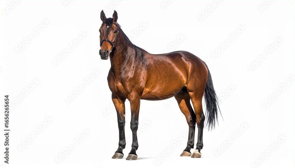 Obraz premium horse isolated on white background
