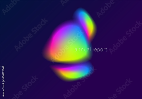 Dark neon abstract gradient background vector
