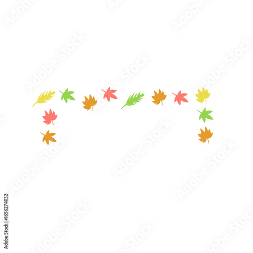 Wallpaper Mural autumn leaves border Torontodigital.ca