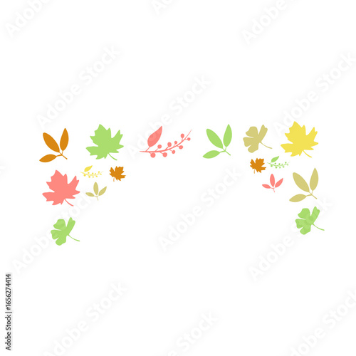 Wallpaper Mural autumn leaves border Torontodigital.ca