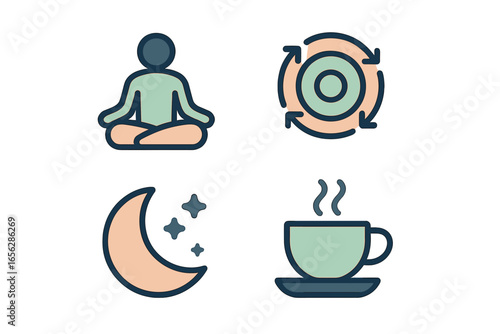 Wellness and Routine Icons