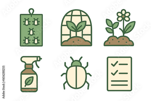 Gardening and Pest Control Icons