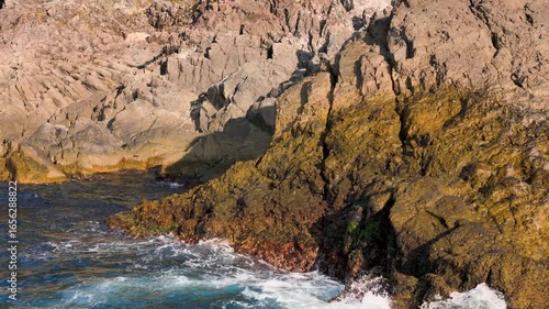 Breathtaking Waves Crashing on Rocks – Dramatic 4K Aerial Slow Motion
