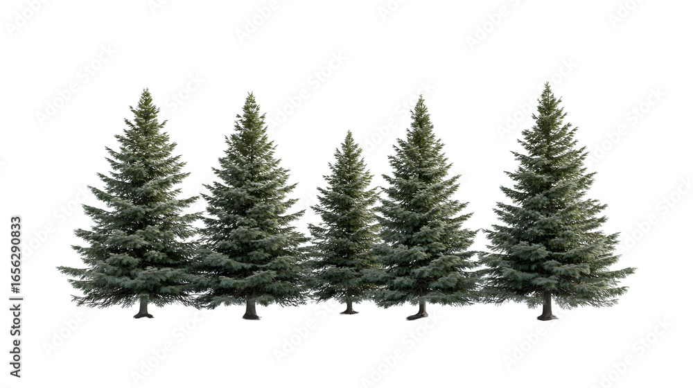 Obraz premium pine trees png
