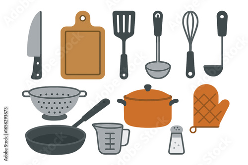 Kitchen Utensils and Cookware Assortment