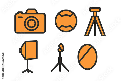 Photography Equipment Icons