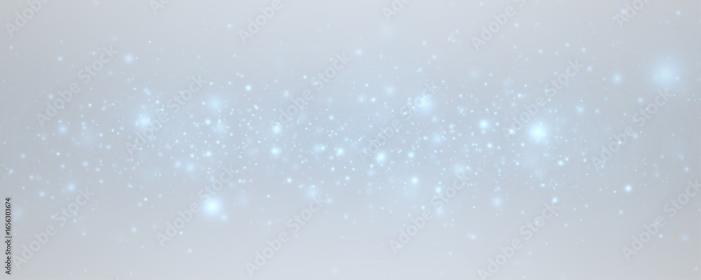 Festive background with sparkling dust and blue stars. Glitter bokeh lights isolated on a transparent background. Festive background with sparkling dust and blue stars. Glitter bokeh lights isolated on a transparent background.