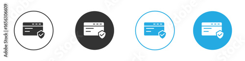 Free Download Website Security Icon Set in Variations with Solid Backgrounds - GFXLoad