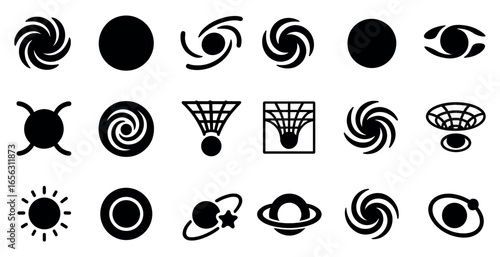 Sports and recreation solid icons set – silhouette, filled, exercise and activity symbols