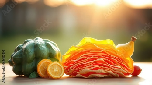pumpkin on a wooden table