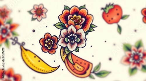 floral background with flowers