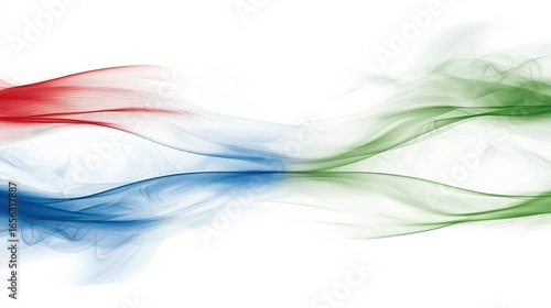 Abstract Colorful Wavy Liquid Background with Soft Light, Minimal Design for Wallpaper, Banner, and Presentations
