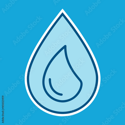 vector water drop icon