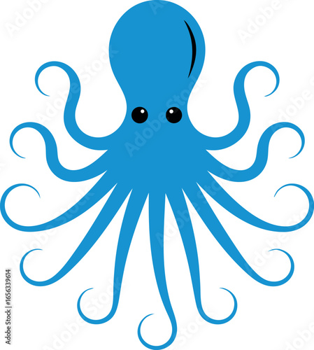 Octopus logo symbol Vector Art, Icons, and Graphics for designers