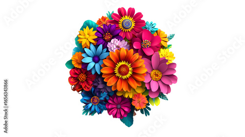 mexican flowers clipart png