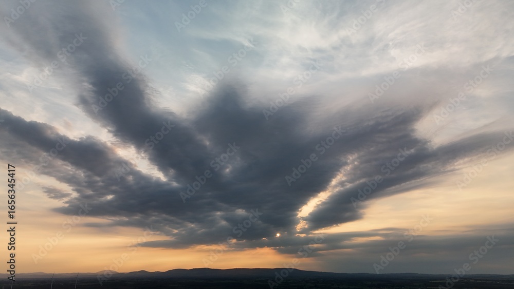 Fototapeta premium sunset clouds