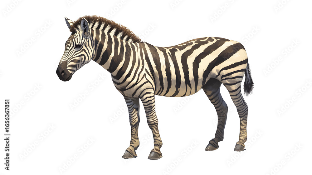 Fototapeta premium zebra png