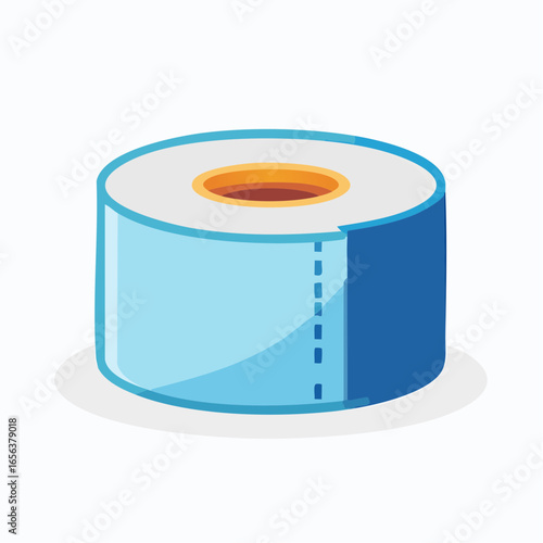 Pixel Art Sushi Roll Illustration