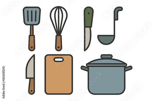 Kitchen Utensils and Cookware Set