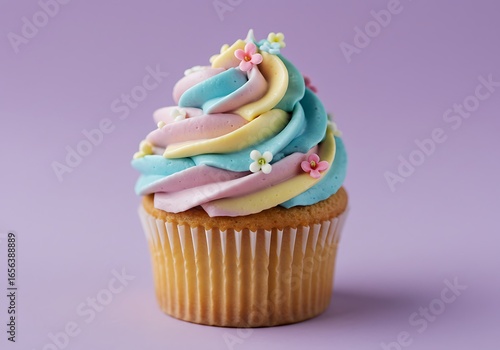 虹色の夢：カップケーキの詩