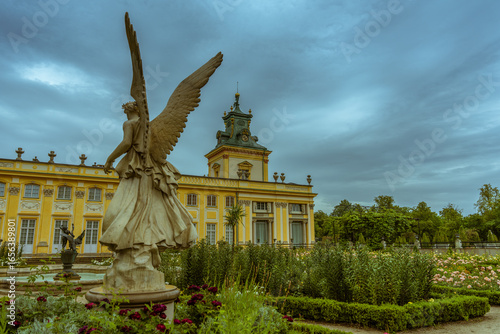 Wilanow palace, Warsaw, Poland. Royal palace.