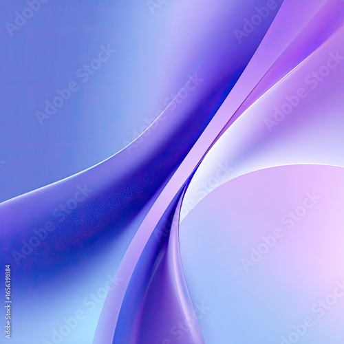 Abstract flowing lines of lavender, purple, and white, soft gradients create depth